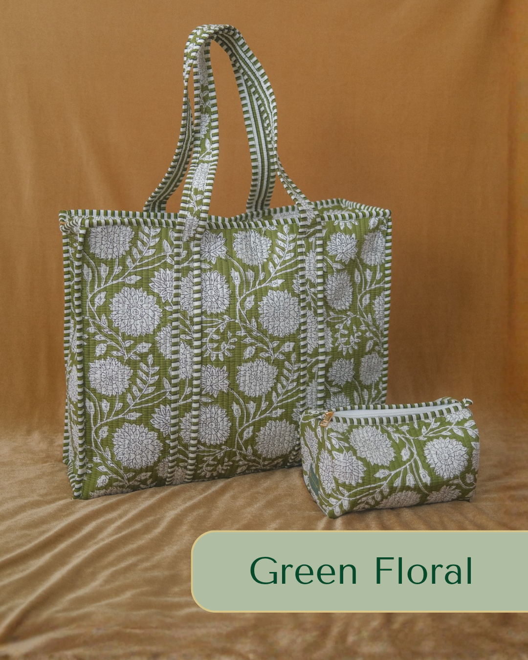 Quilted Tote Set