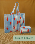 Quilted Tote Set