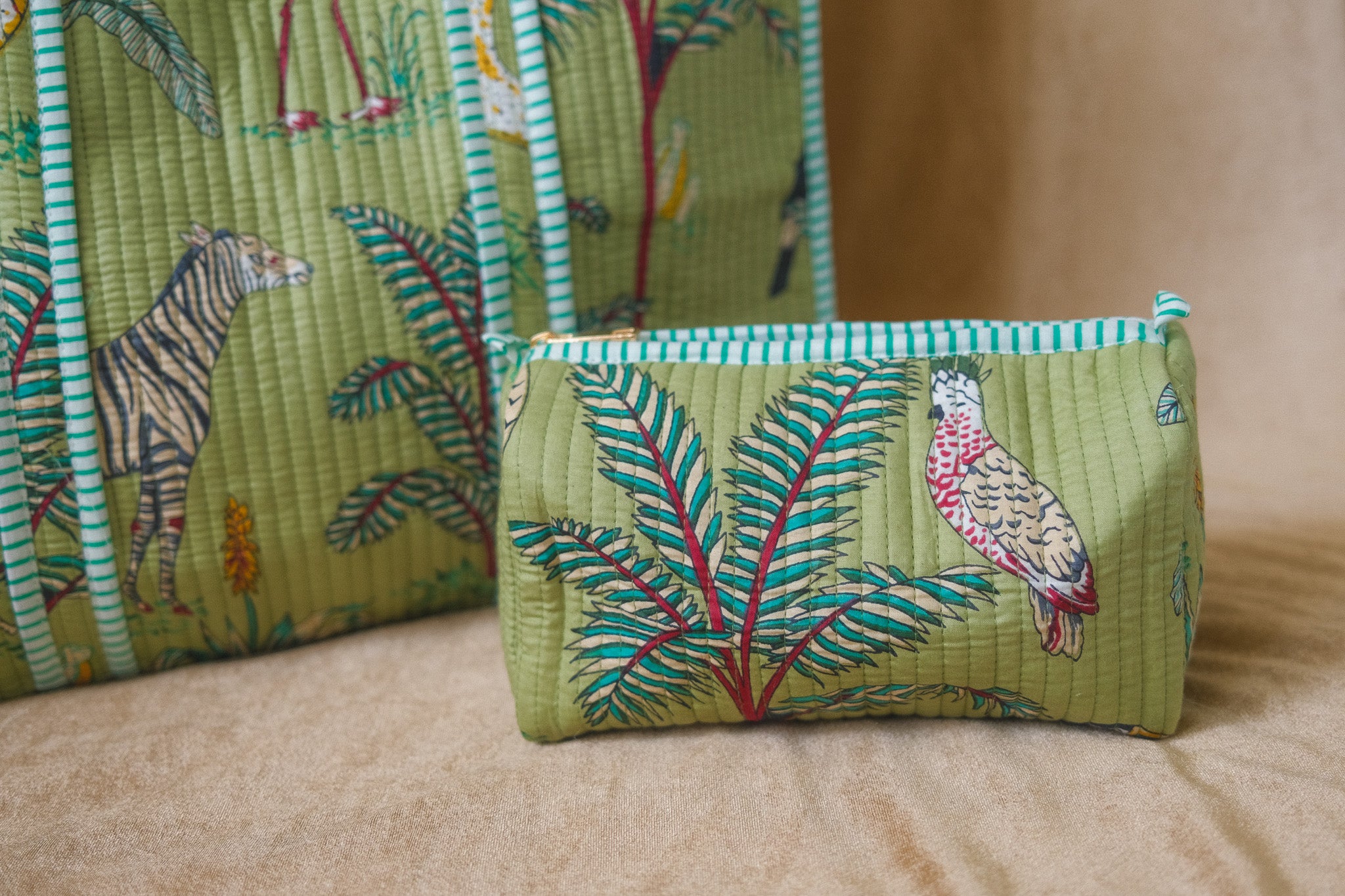 Quilted Tote Set