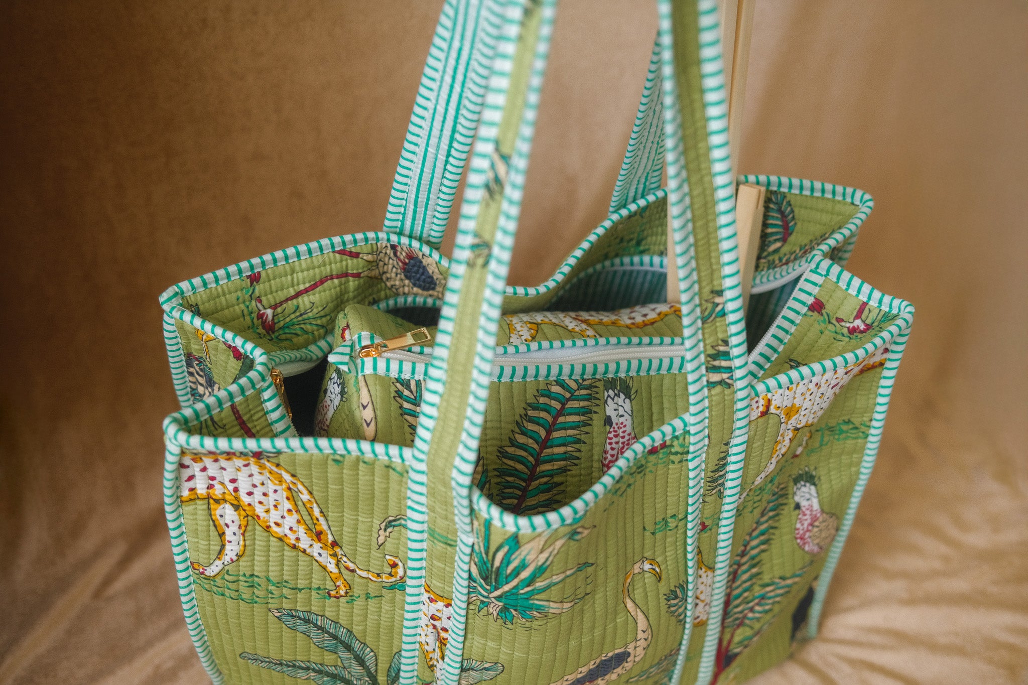 Quilted Tote Set