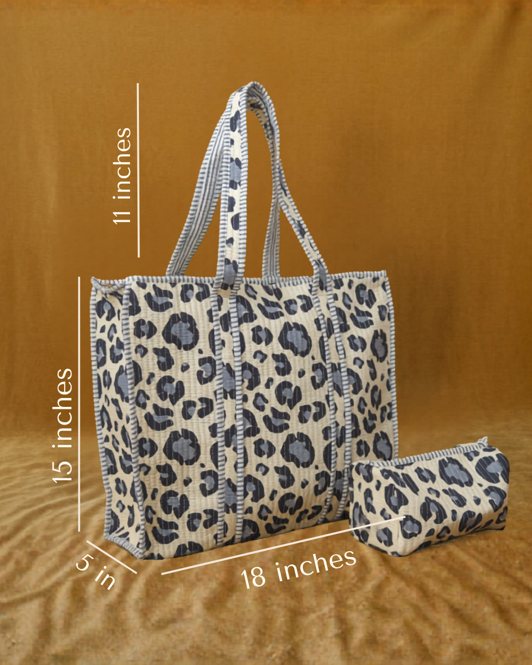 Quilted Tote Set